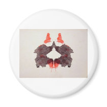 The Rorschach Test Ink Blots Plate 2 Two Humans