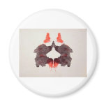 The Rorschach Test Ink Blots Plate 2 Two Humans magnets
