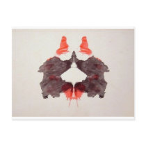The Rorschach Test Ink Blots Plate 2 Two Humans
