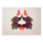 The Rorschach Test Ink Blots Plate 2 Two Humans Postcards