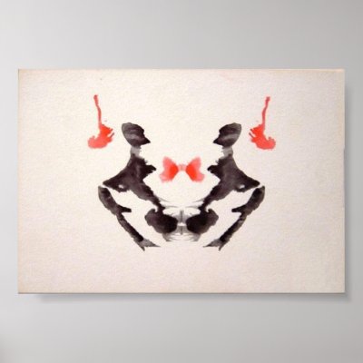 The Rorschach Test Ink Blots Plate 3 Posters by inquester
