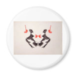 The Rorschach Test Ink Blots Plate 3 Two Humans magnets