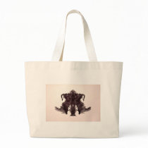 The Rorschach Test Ink Blots Plate 4 Animal Skin Canvas Bag