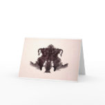 The Rorschach Test Ink Blots Plate 4 Animal Skin cards