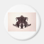 The Rorschach Test Ink Blots Plate 4 Animal Skin Magnet