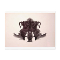 The Rorschach Test Ink Blots Plate 4 Animal Skin