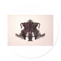 The Rorschach Test Ink Blots Plate 4 Animal Skin