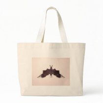 The Rorschach Test Ink Blots Plate 5 Bat Moth Tote Bags