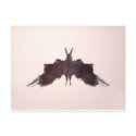 The Rorschach Test Ink Blots Plate 5 Bat Moth postcards