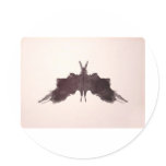 The Rorschach Test Ink Blots Plate 5 Bat Moth stickers
