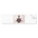 The Rorschach Test Ink Blots Plate 6 Hide Skin Rug bumper stickers
