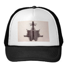 The Rorschach Test Ink Blots Plate 6 Hide Skin Rug Trucker Hats