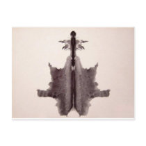 The Rorschach Test Ink Blots Plate 6 Hide Skin Rug