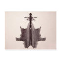 The Rorschach Test Ink Blots Plate 6 Hide Skin Rug postcards