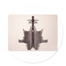 The Rorschach Test Ink Blots Plate 6 Hide Skin Rug