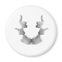 The Rorschach Test Ink Blots Plate 7 Heads Faces