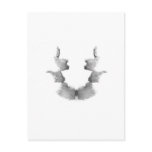 The Rorschach Test Ink Blots Plate 7 Heads Faces postcards