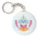 The Rorschach Test Ink Blots Plate 8 Animal keychains