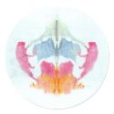 The Rorschach Test Ink Blots Plate 8 Animal stickers