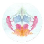 The Rorschach Test Ink Blots Plate 8 Animal stickers