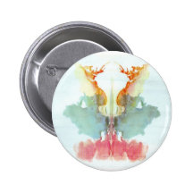 The Rorschach Test Ink Blots Plate 9 Human Buttons