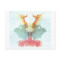 The Rorschach Test Ink Blots Plate 9 Human