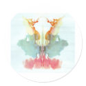 The Rorschach Test Ink Blots Plate 9 Human stickers