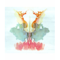 The Rorschach Test Ink Blots Plate 9 Human