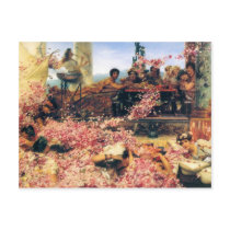 The Roses of Heliogabalus by Lawrence  Alma-Tadema Post Card
