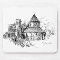 The Round Church Mouse Pads