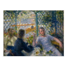 The Rower's Lunch by Pierre-Auguste Renoir Postcards