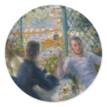 The Rower's Lunch by Pierre-Auguste Renoir Sticker