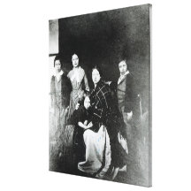 The Royal Family Stretched Canvas Prints