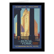 The Royal York Toronto Canada Greeting Card