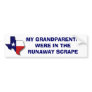 THE RUNAWAY SCRAPE BUMPER STICKER