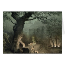 The Sacred Grove of the Druids Greeting Card
