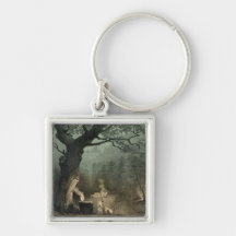 The Sacred Grove of the Druids Key Chains