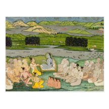 The sage Shuku Deva addressing King Parikshit & a Post Card