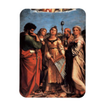 the Saint Cecilia Altarpiece Flexible Magnet