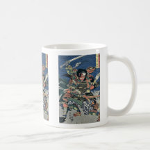The samurai warriors by Katsukawa,Shuntei Coffee Mug