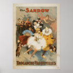 The SANDOW Trocadero VAUDEVILLES Poster posters