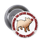 The Santa Project Pinback Buttons