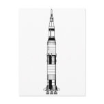 The Saturn V Rocket postcards