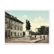 The Schiller and Goethe Monument, Weimar, Thuringi Post Card