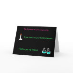 'The Science of Love:Chemistry' Card (from female)