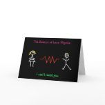 'The Science of Love:Physics' Card (Female - Male)