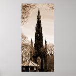 The Scott Memorial Sepia posters