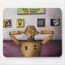 The Scream At The Big Smiles Art Show Mouse Pads