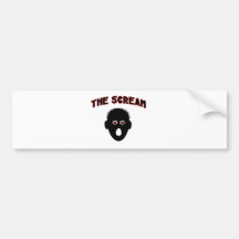 The Scream Bumper Sticker