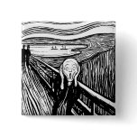 The Scream by Edvard Munch buttons